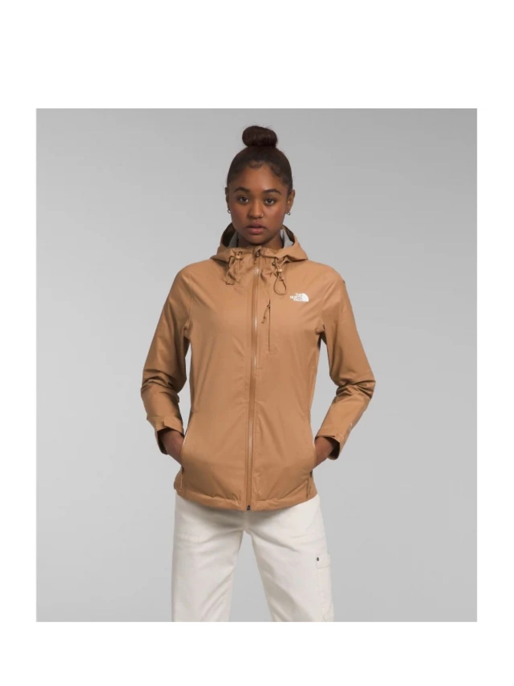 The North Face Women's Tan Hooded Utility Jacket